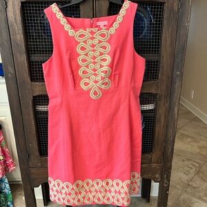 Lilly Pulitzer Pink Adelson Shift Dress